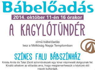 Bábelőadás 2015. október 11. 16.00