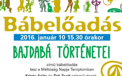 Bábelőadás 2016. január 10. 15.30